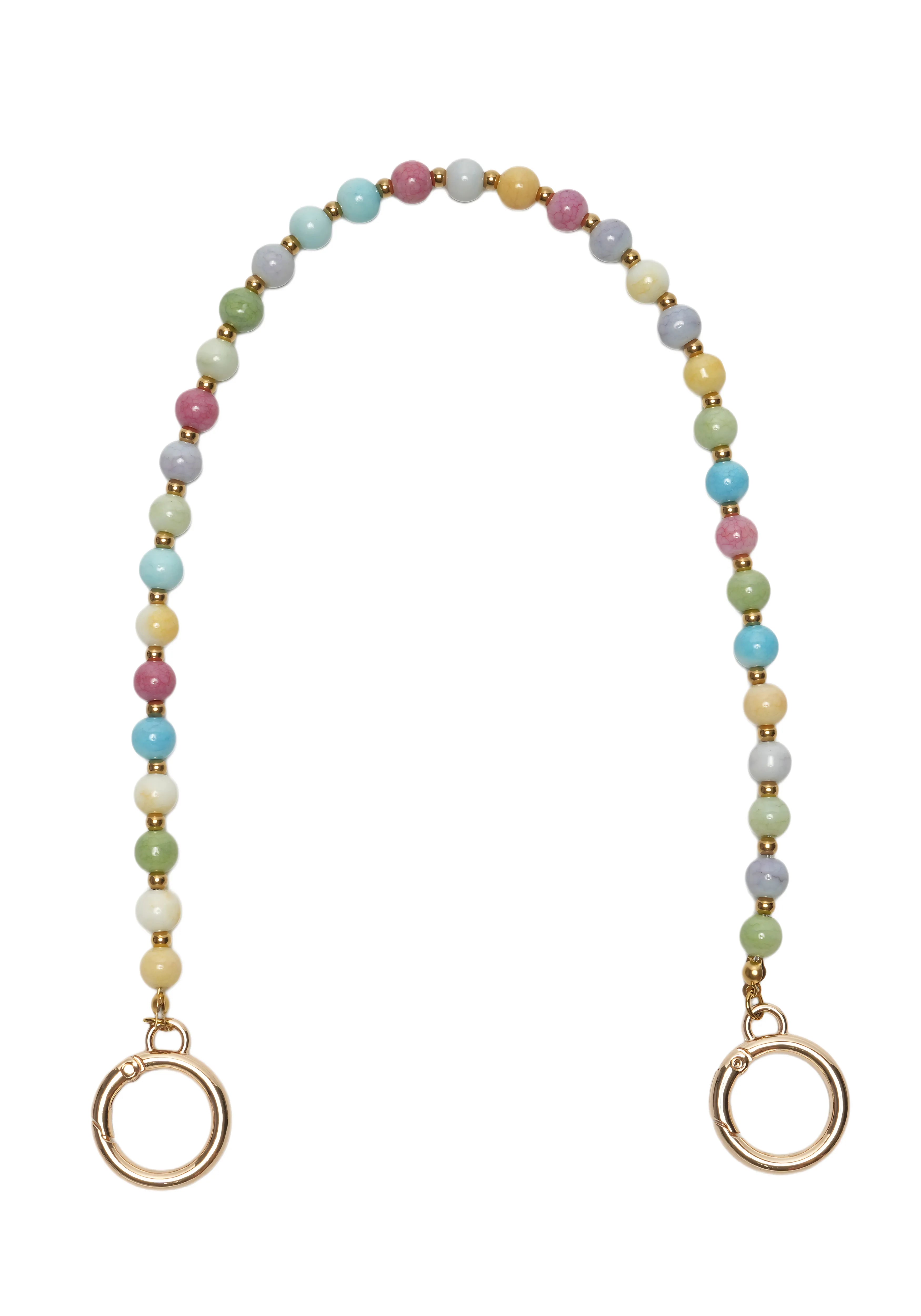 CANDY ORBIT — Enamel Beaded Phone Chain