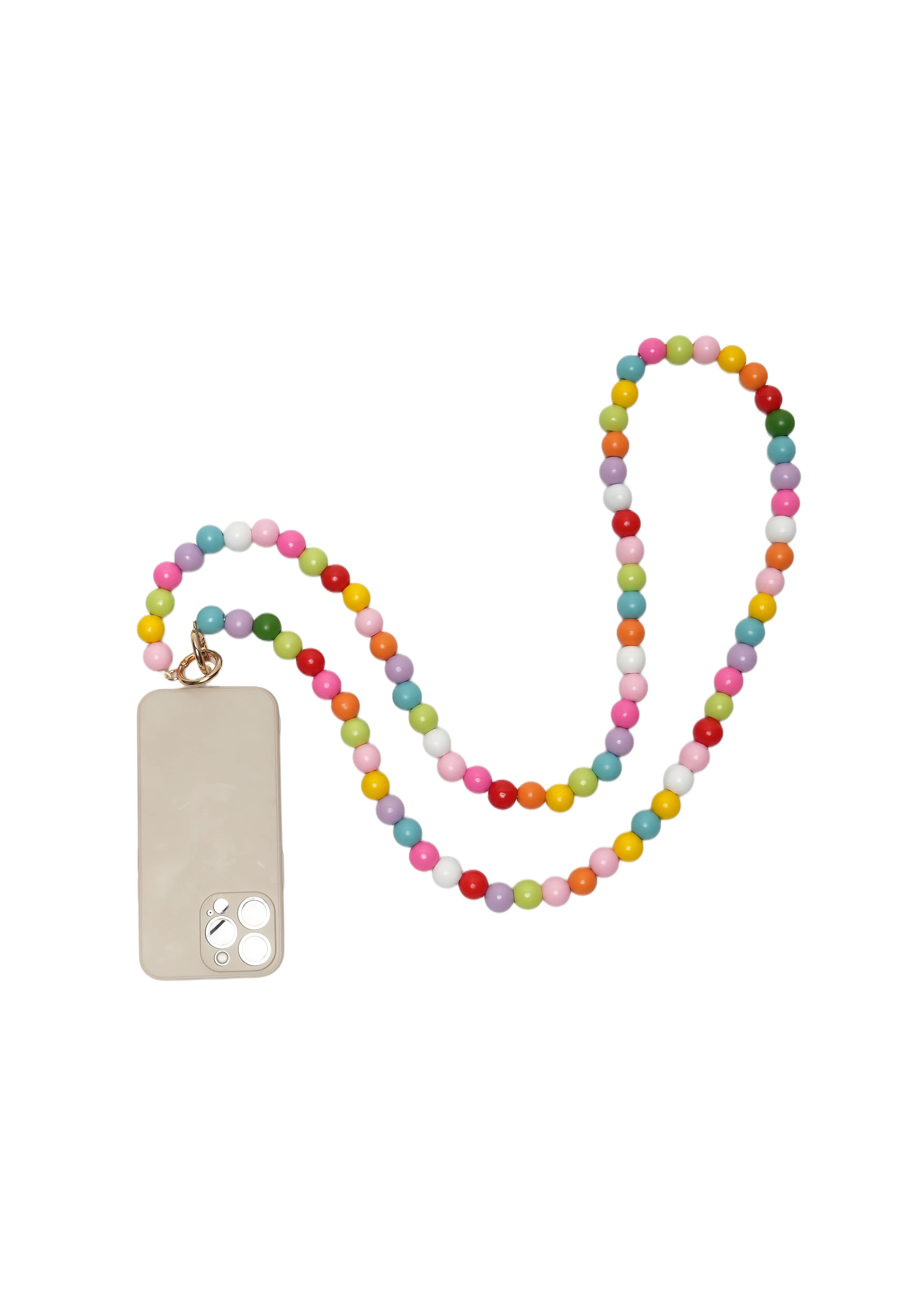 CANDY POP — Rainbow Bead Phone Strap