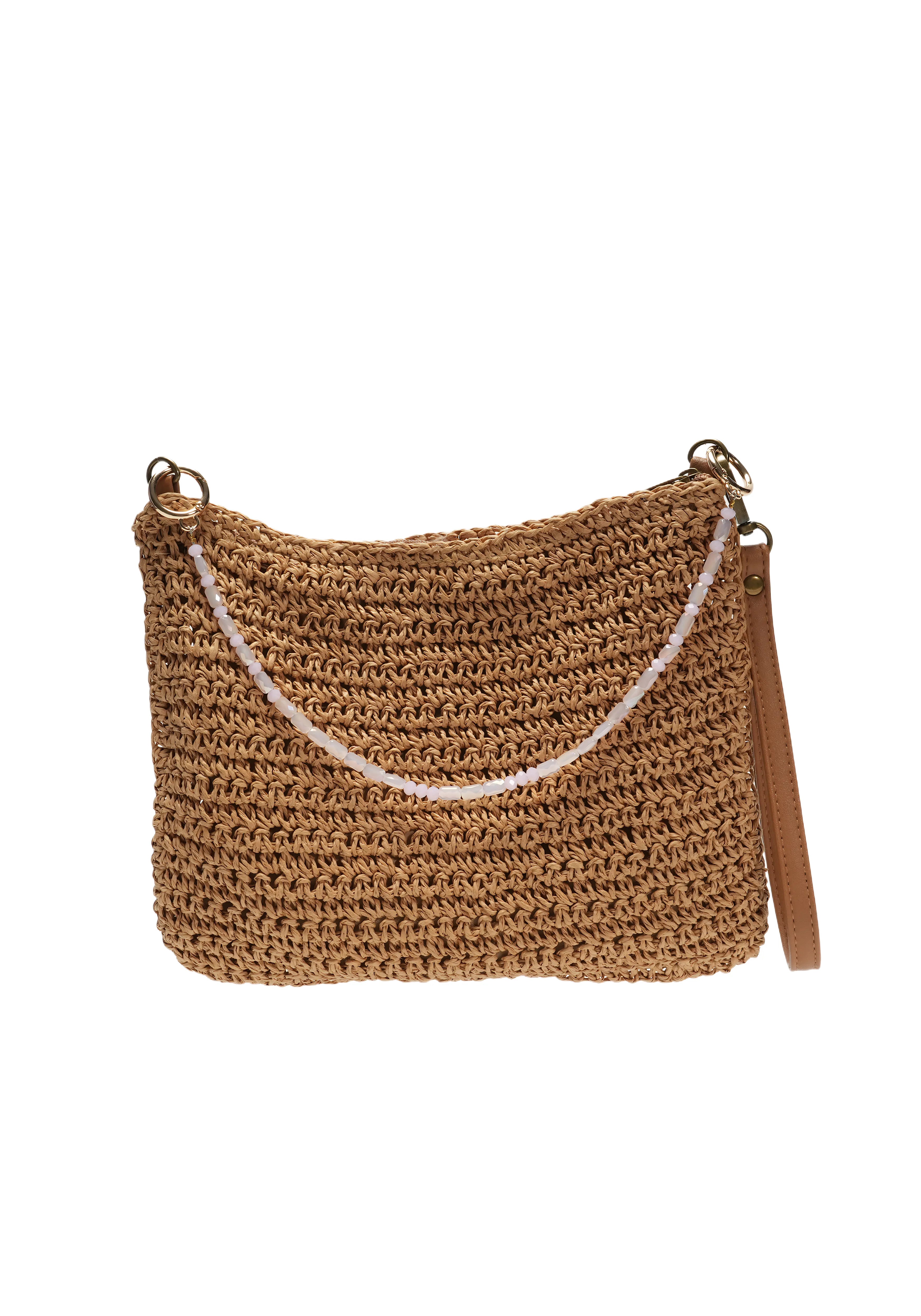 CELESTE LINE — Faceted Bar Phone Chain