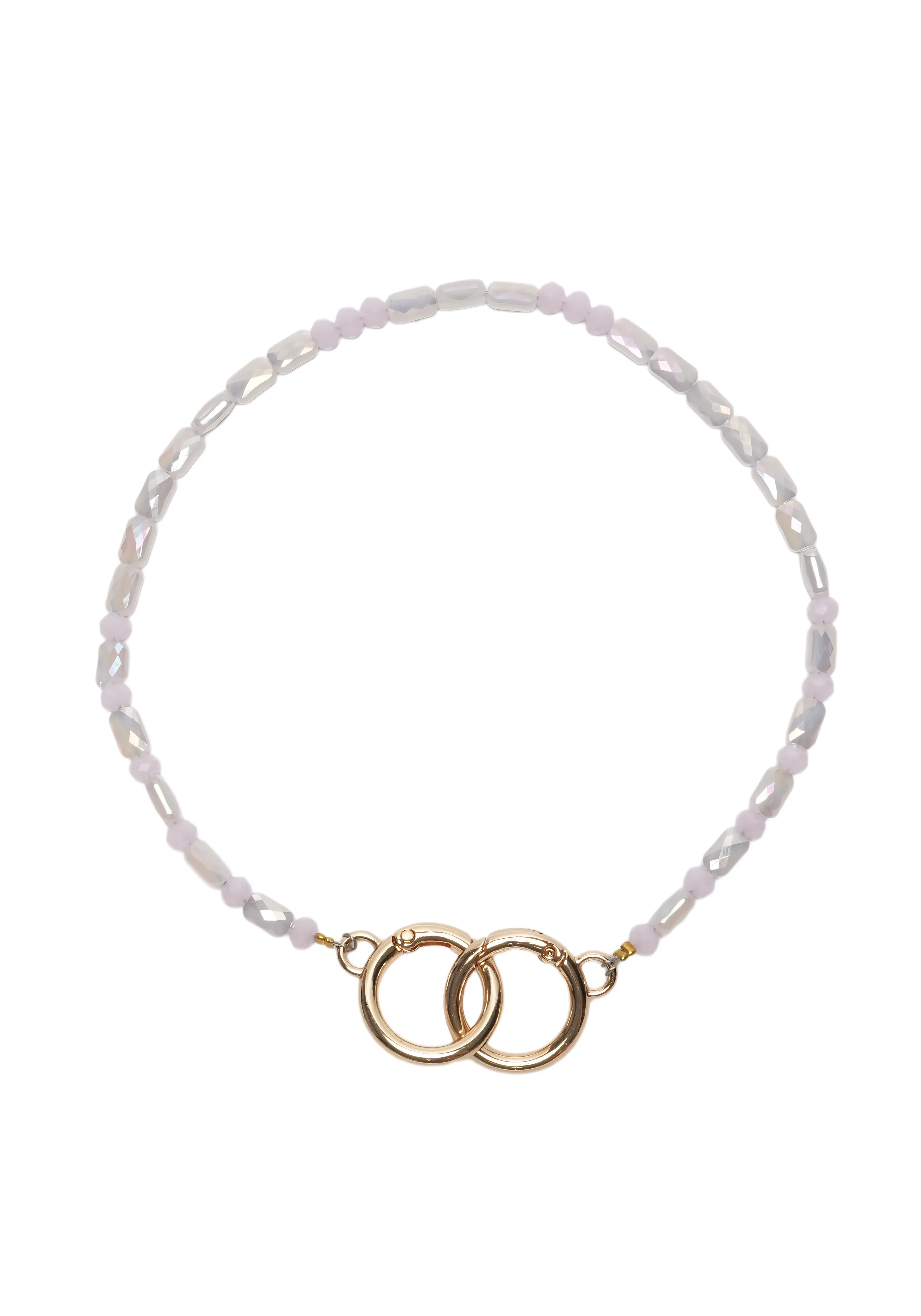 CELESTE LINE — Faceted Bar Phone Chain