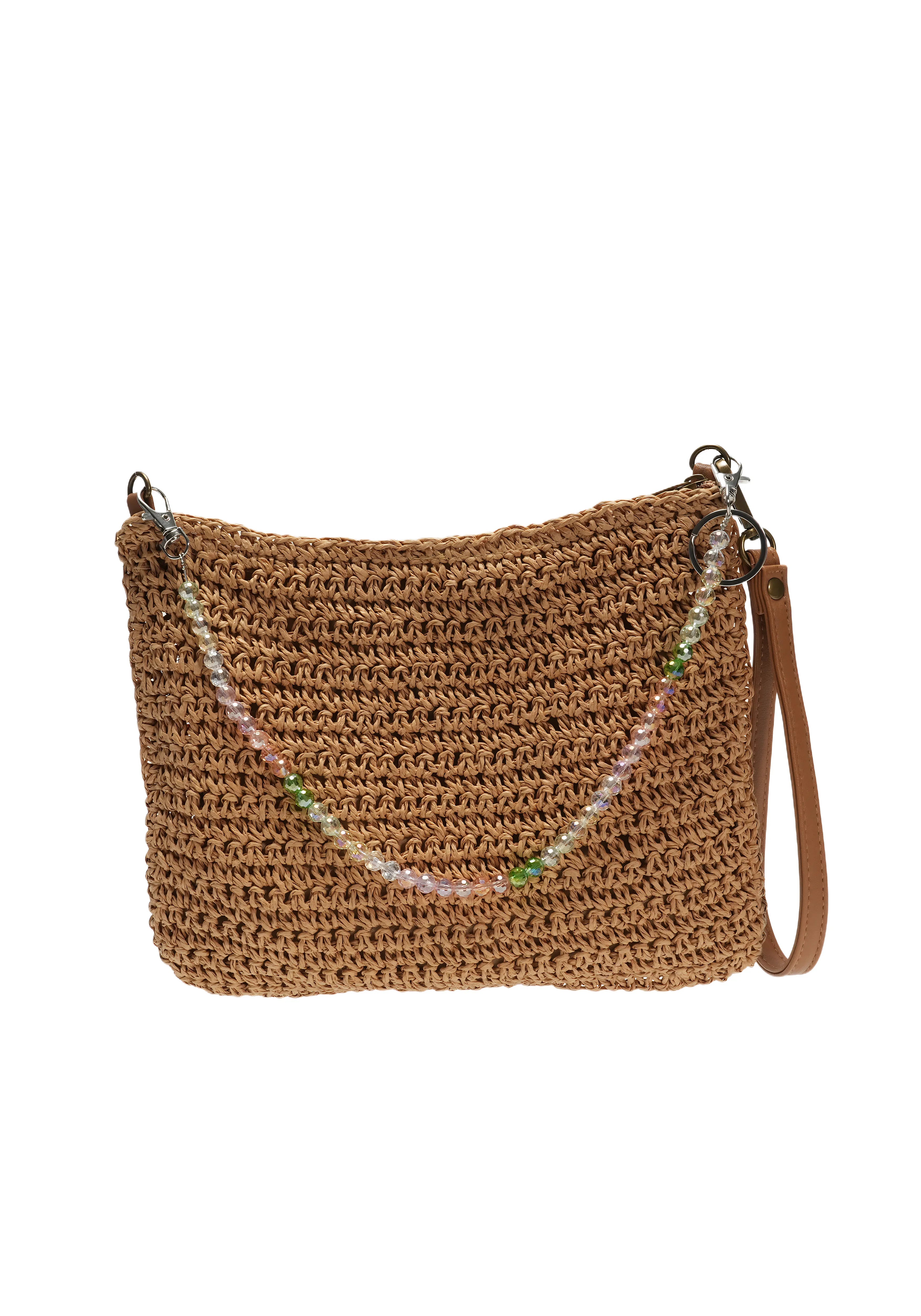 CRYSTAL BLOOM — Faceted Round Phone Chain