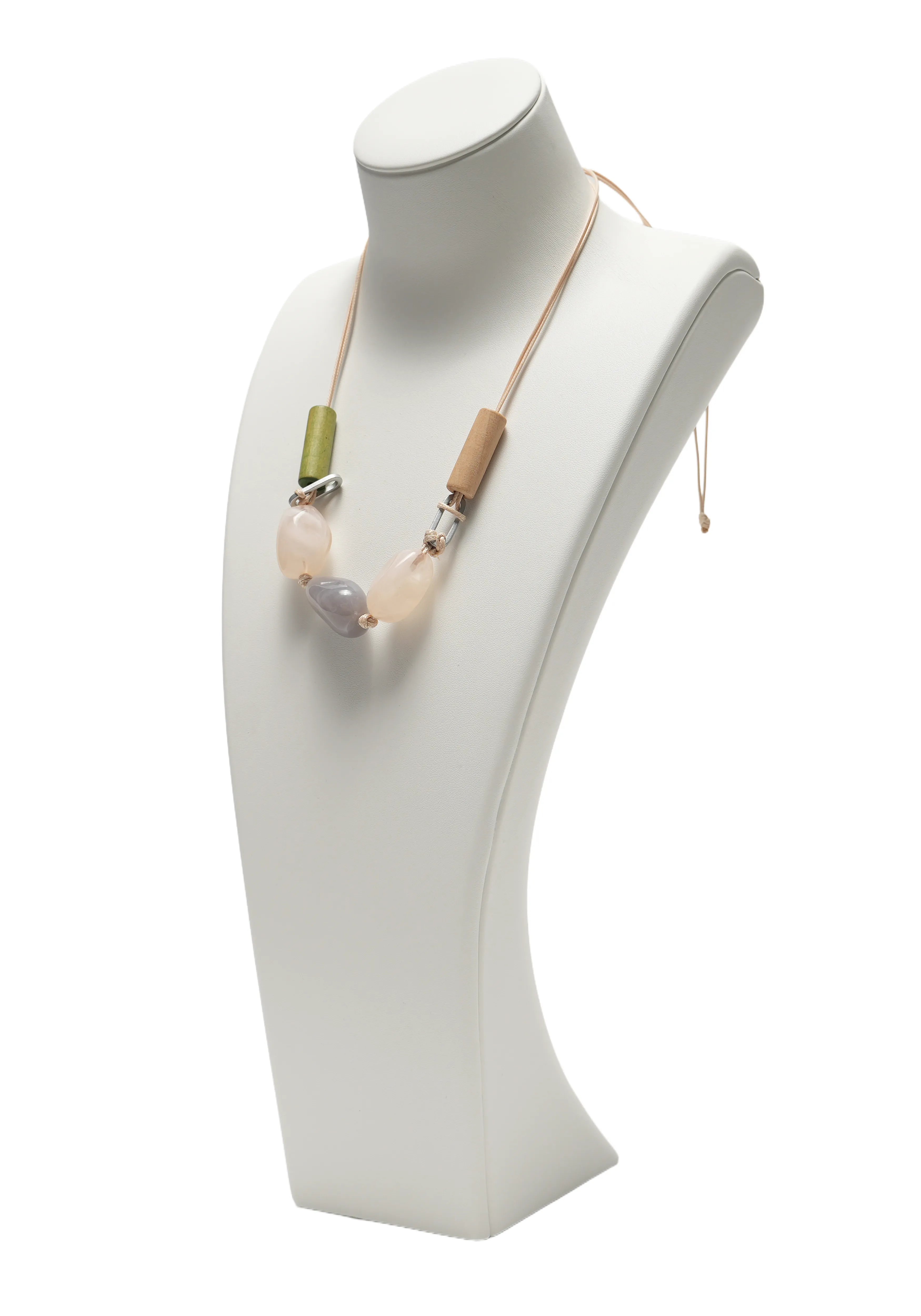 EARTH GEM — Mixed Stone Pendant Necklace