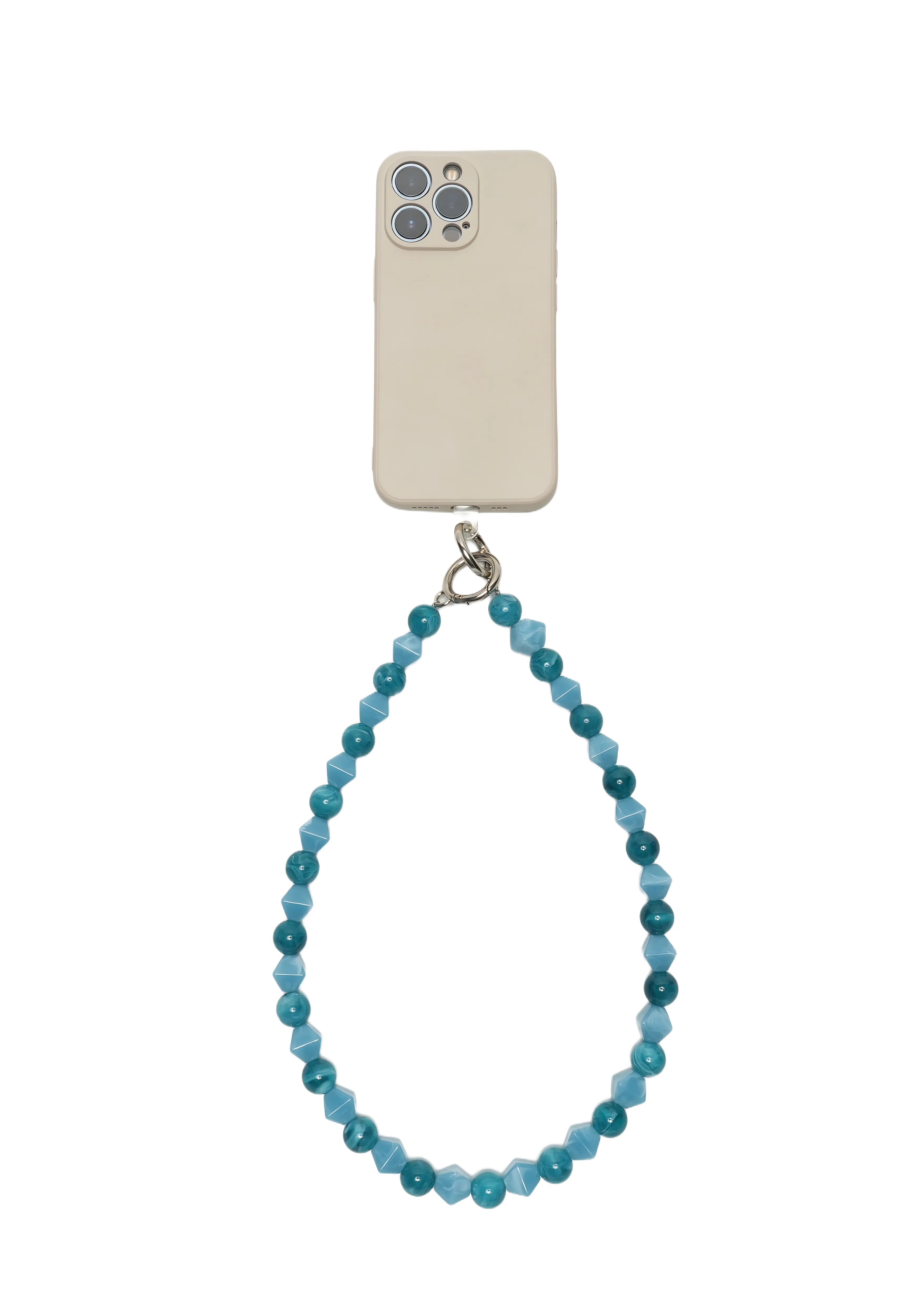 GEM TWIST — Faceted Bead Phone Chain