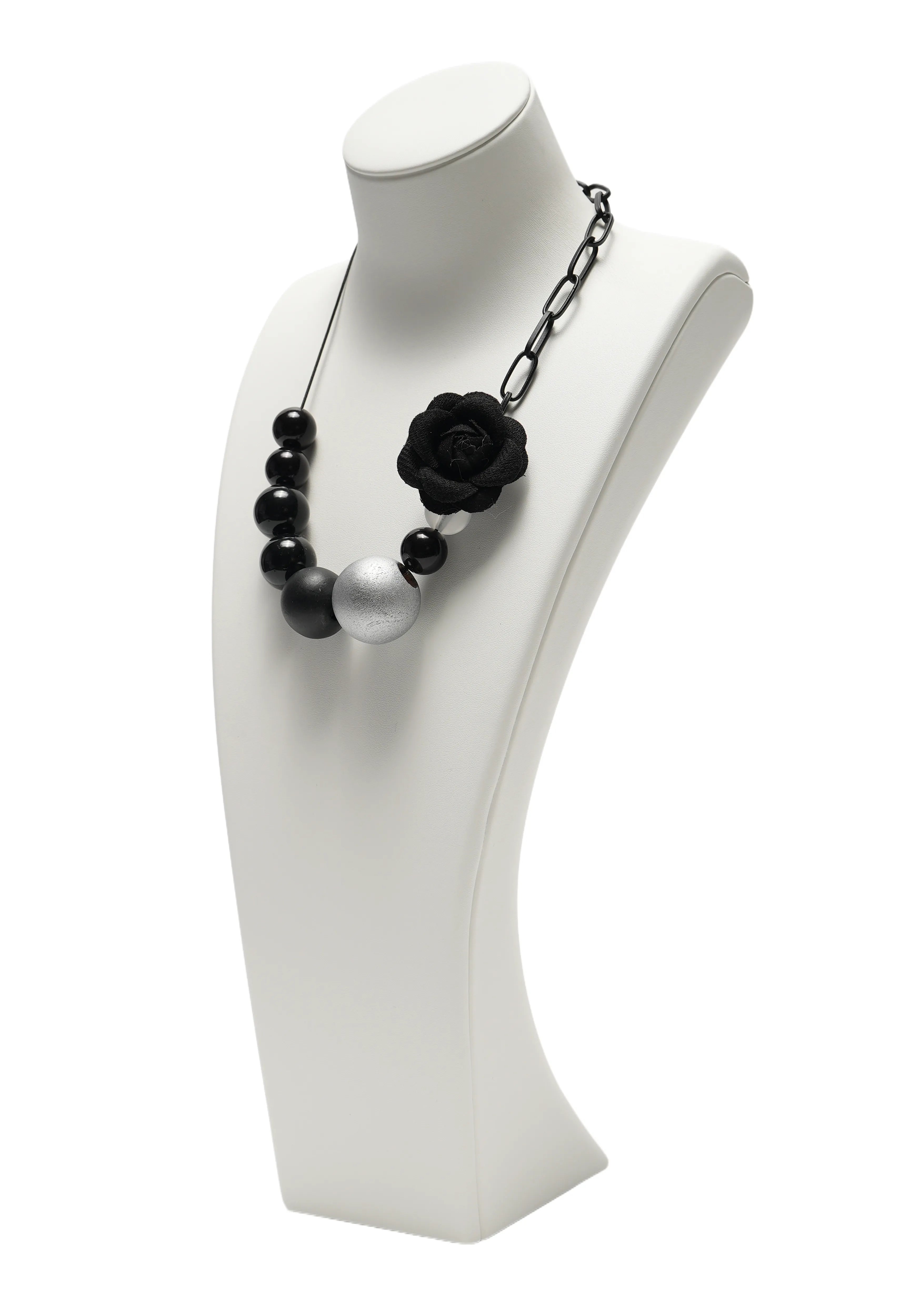 BLOOM SPHERE — Statement Bead Necklace