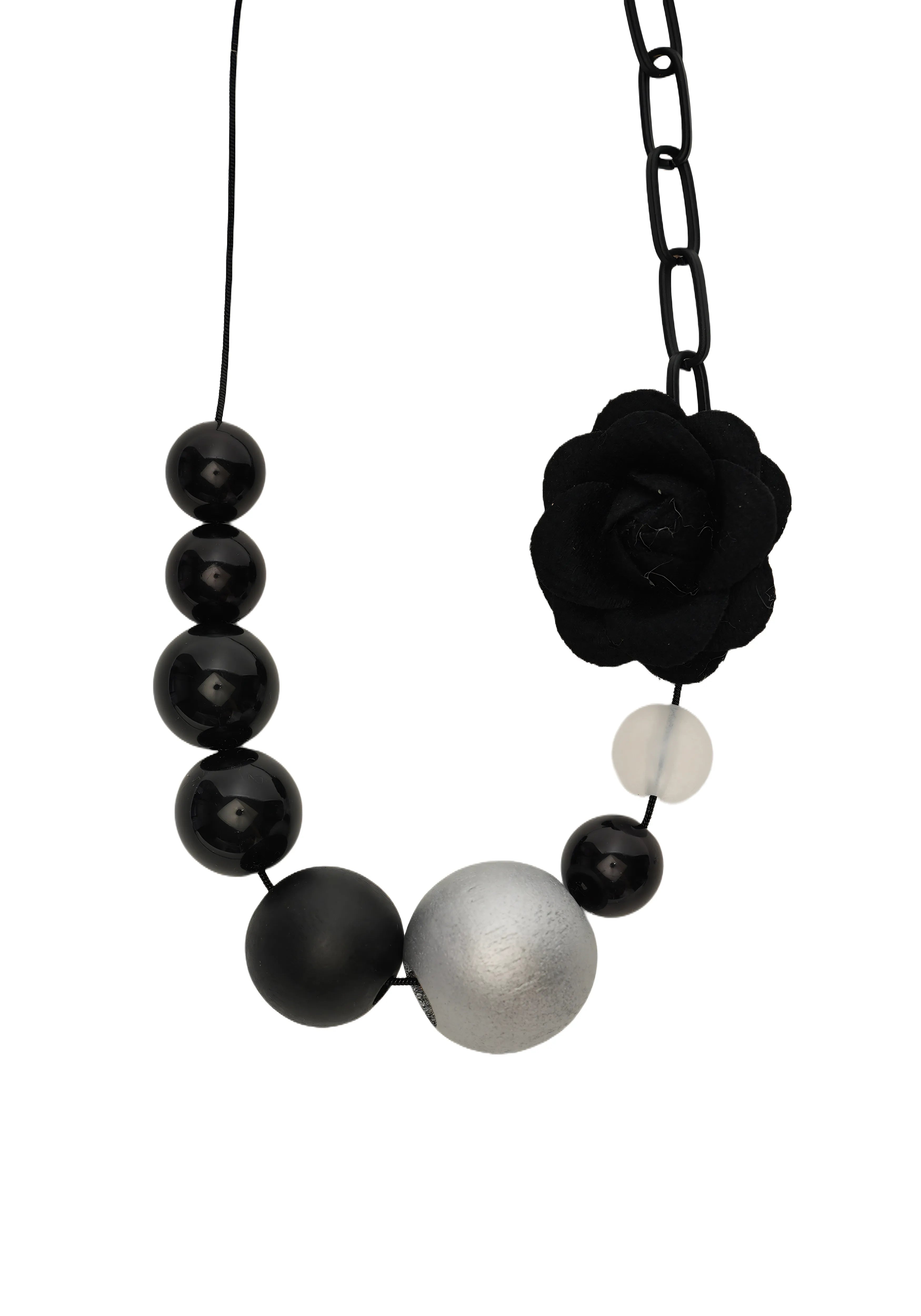 BLOOM SPHERE — Statement Bead Necklace
