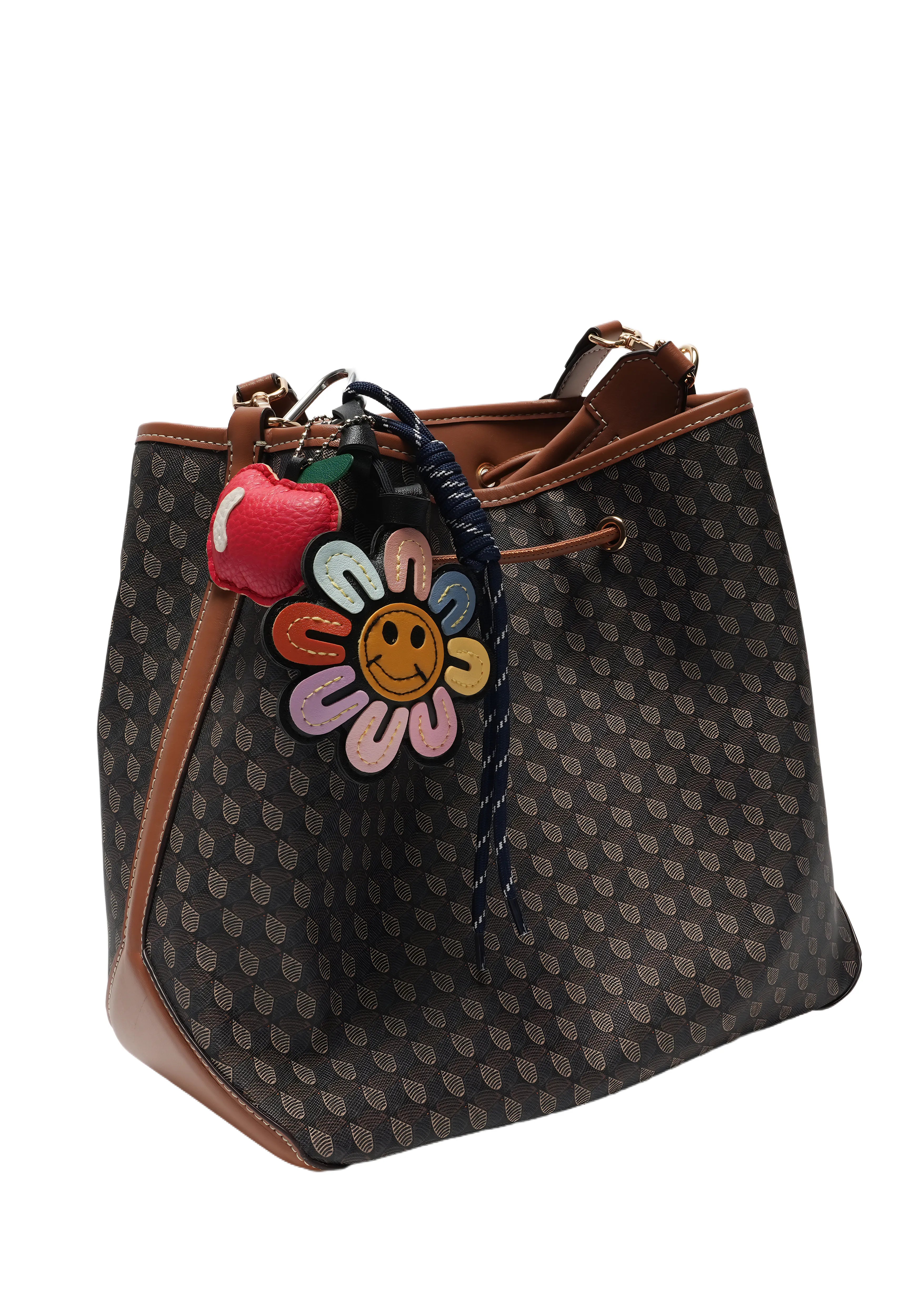 HAPPY BUDDIES — Flower & Apple bag Charm