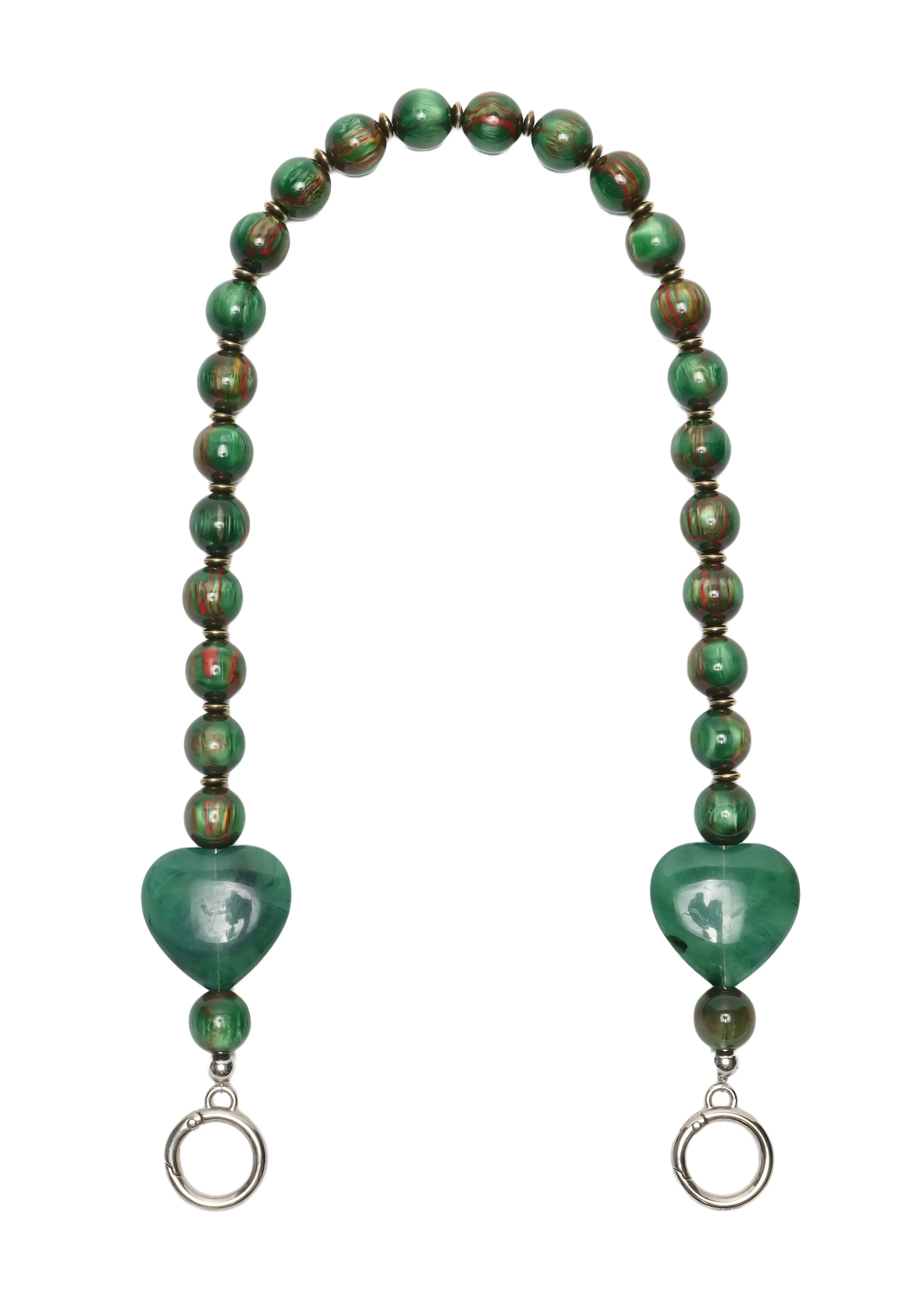 HEART GLOW — Statement Bead Phone Chain