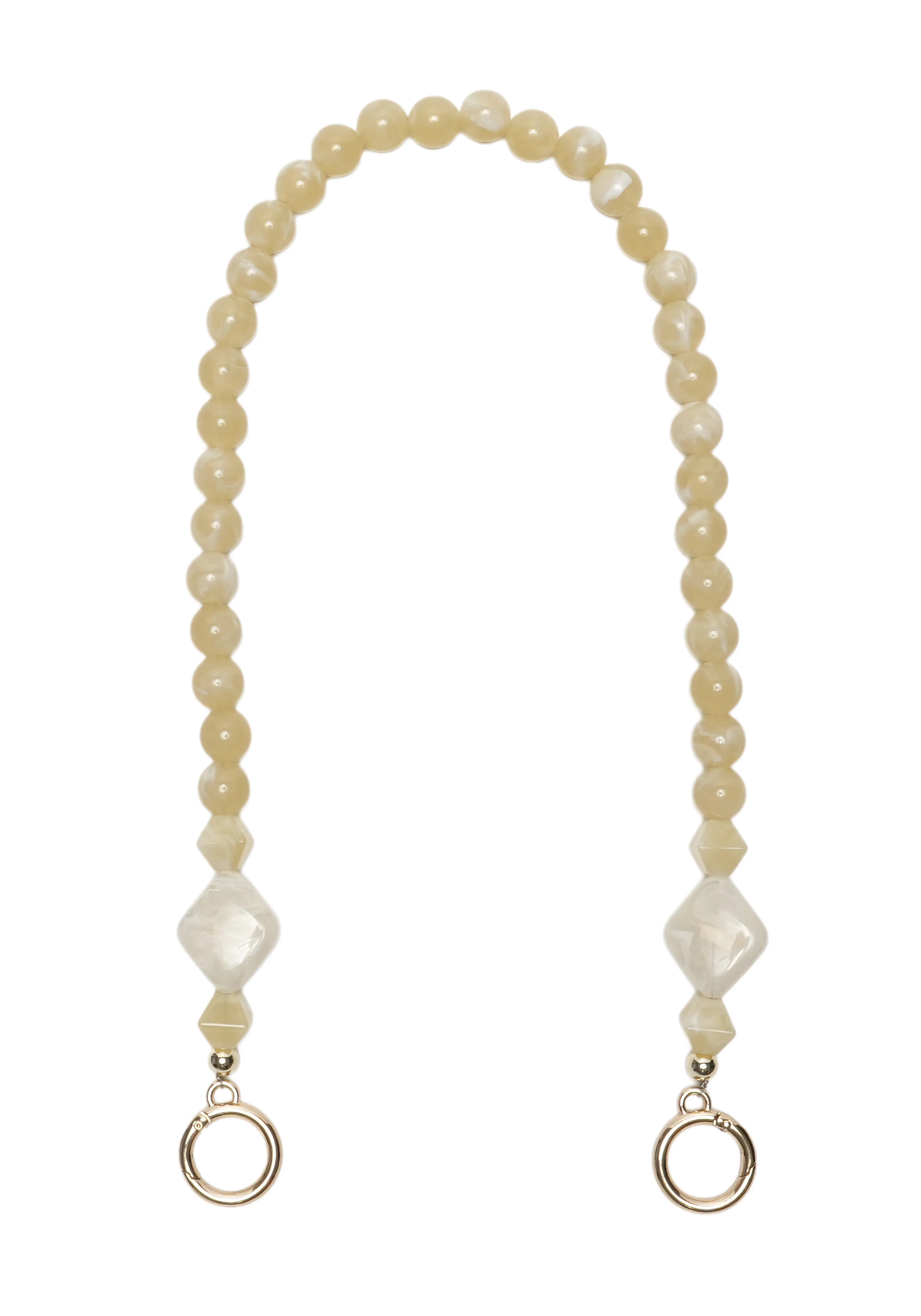 LUNARA — Diamond Accent Bead Phone Chain