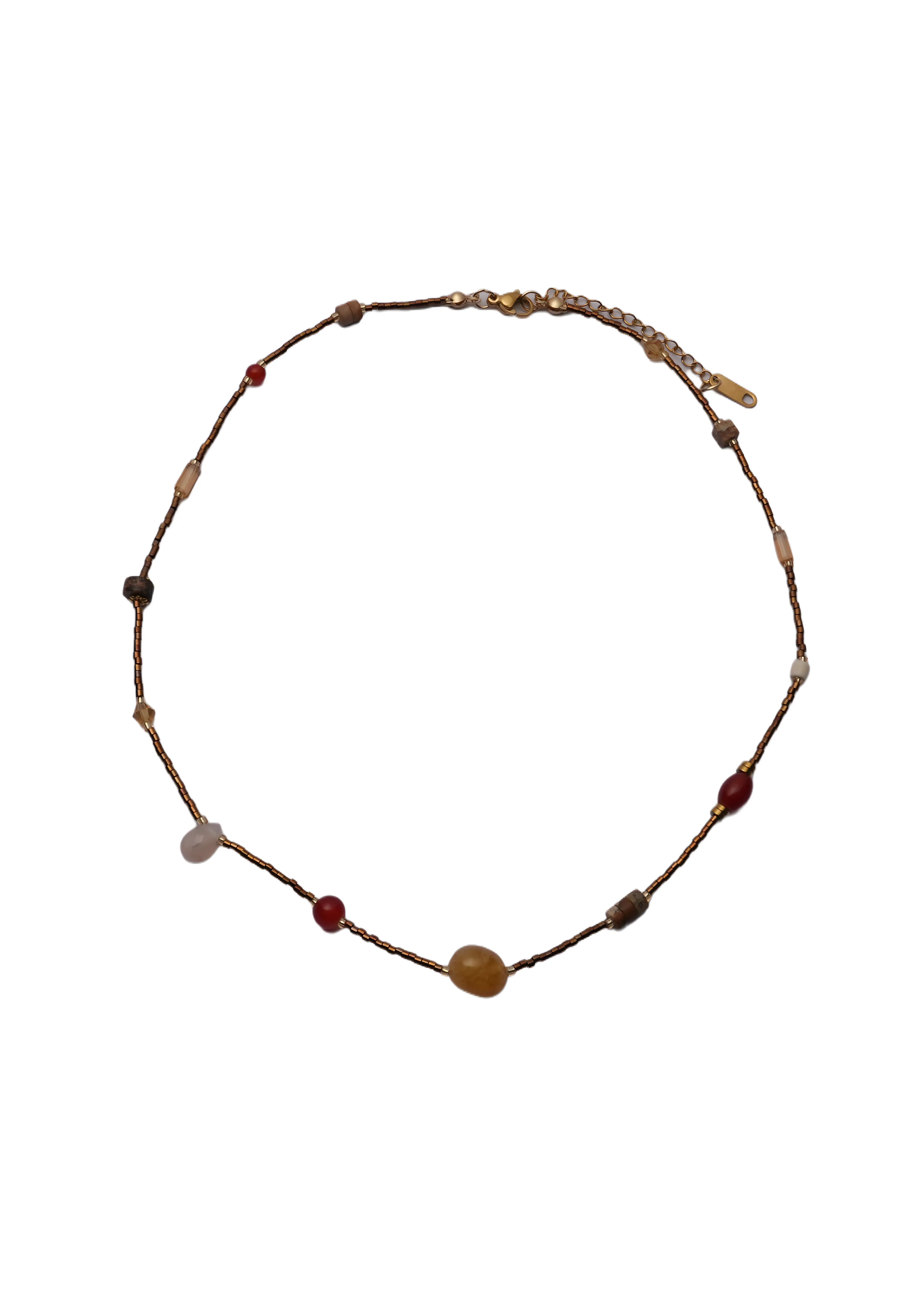 MINI ORBIT — Delicate Beaded Necklace