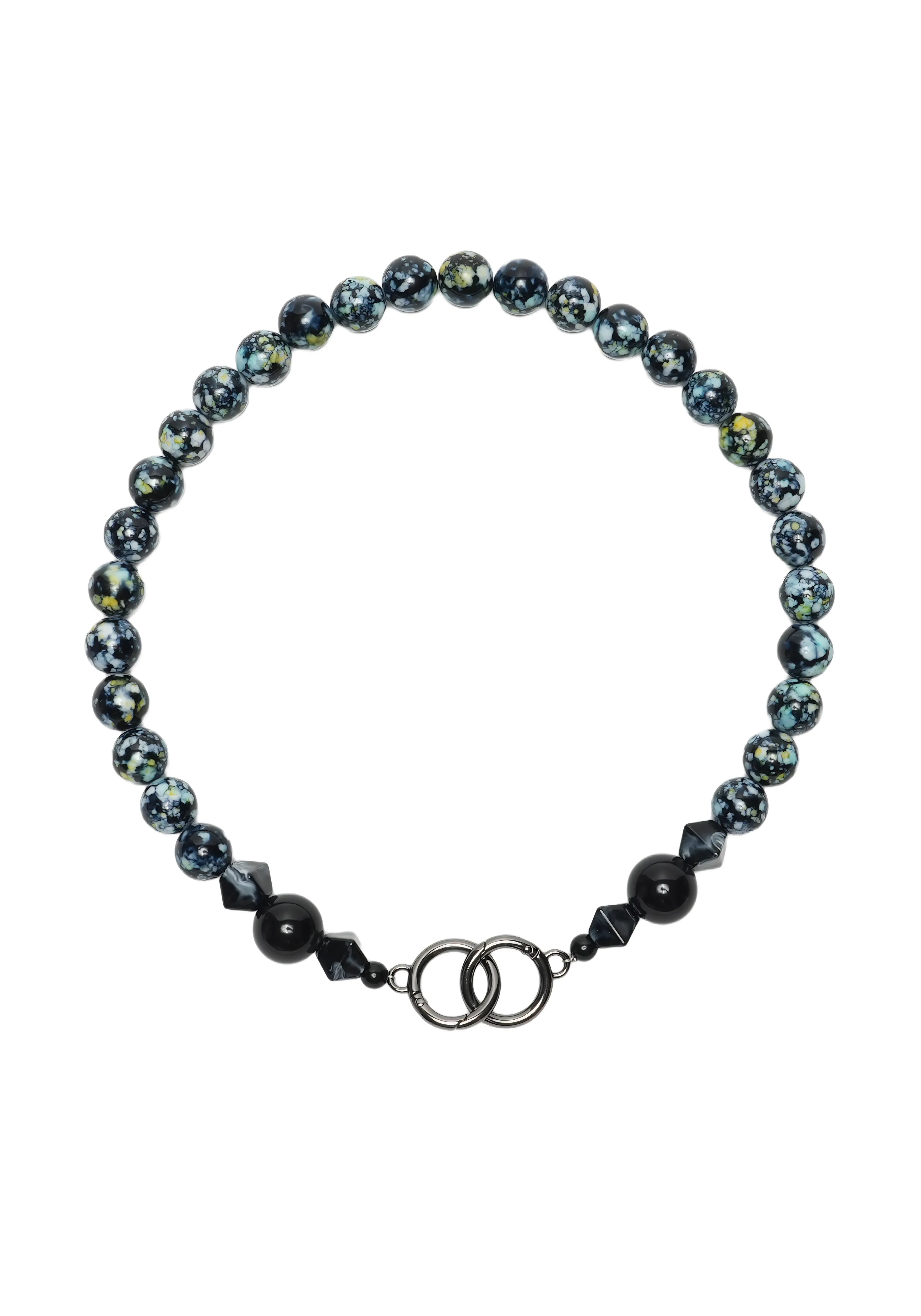 NOIR VEIL — Dual Accent Beaded Phone Chain