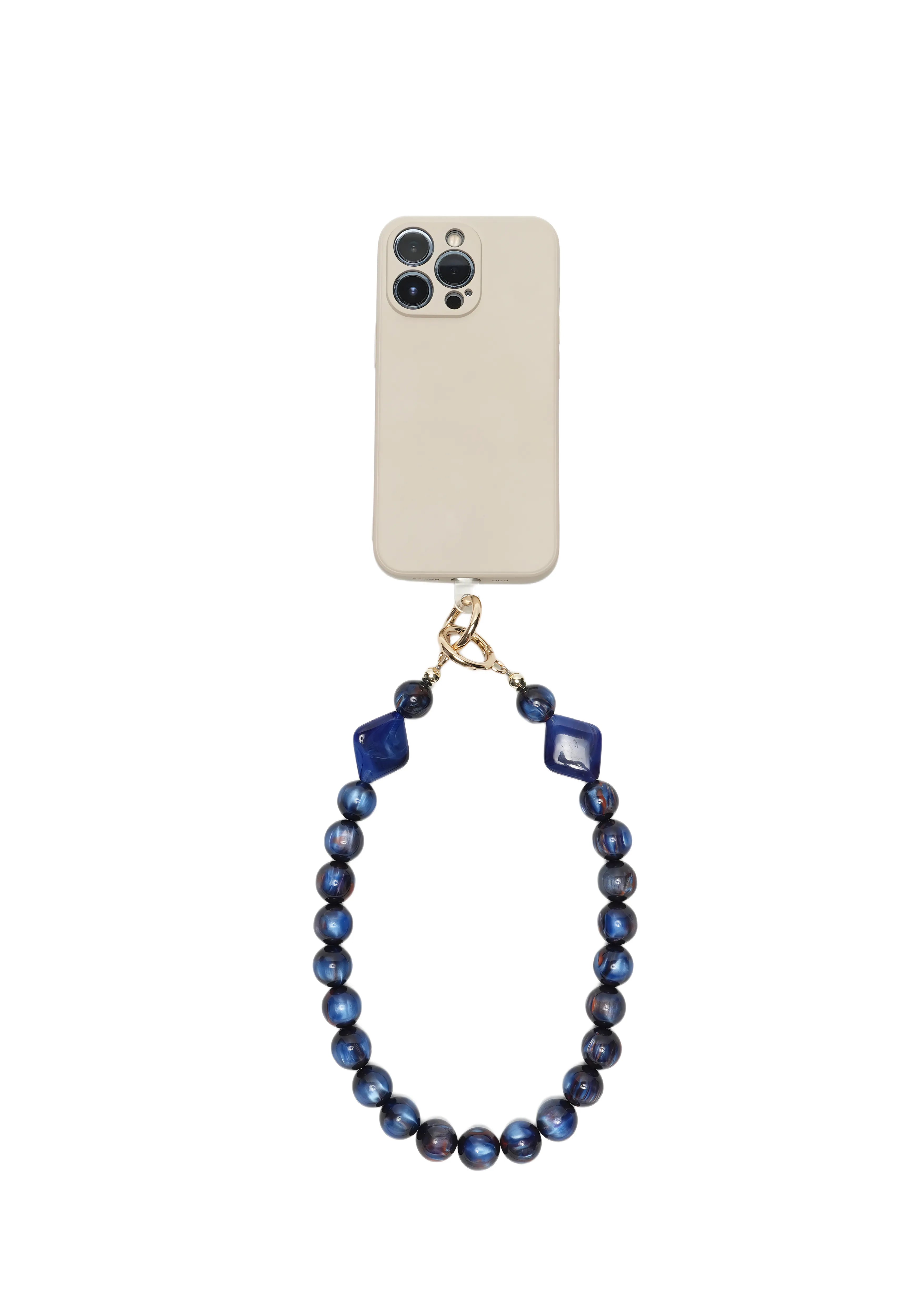 NOVA EDGE — Geometric Bead Phone Chain