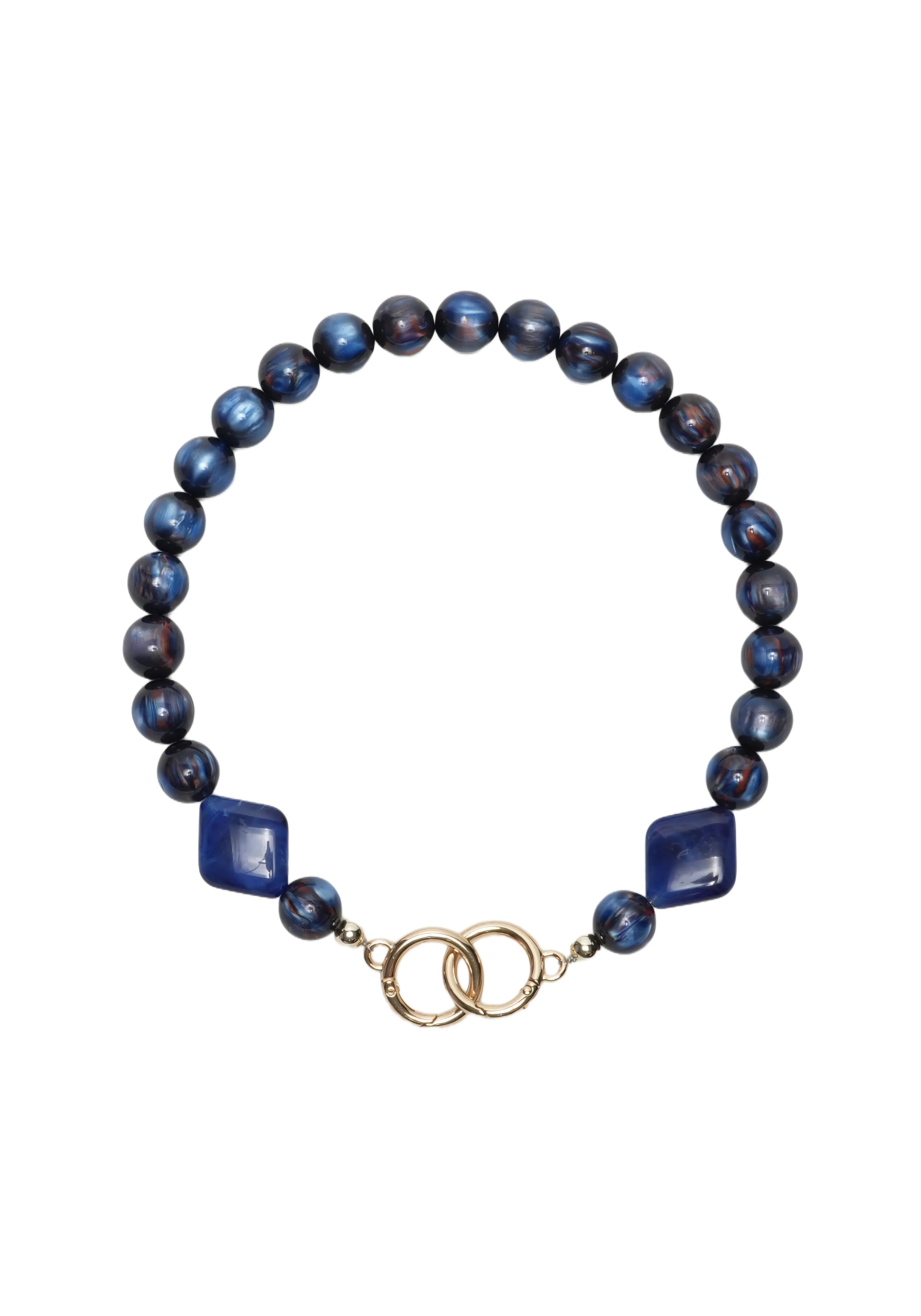 NOVA EDGE — Geometric Bead Phone Chain