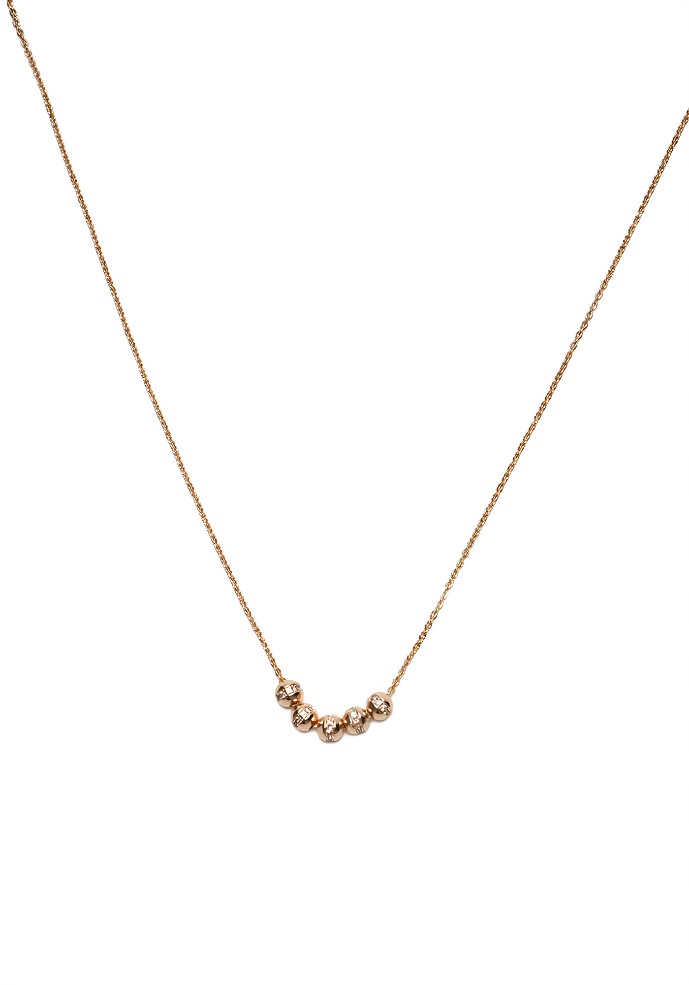 ORB LINE — Minimal Beaded Necklace