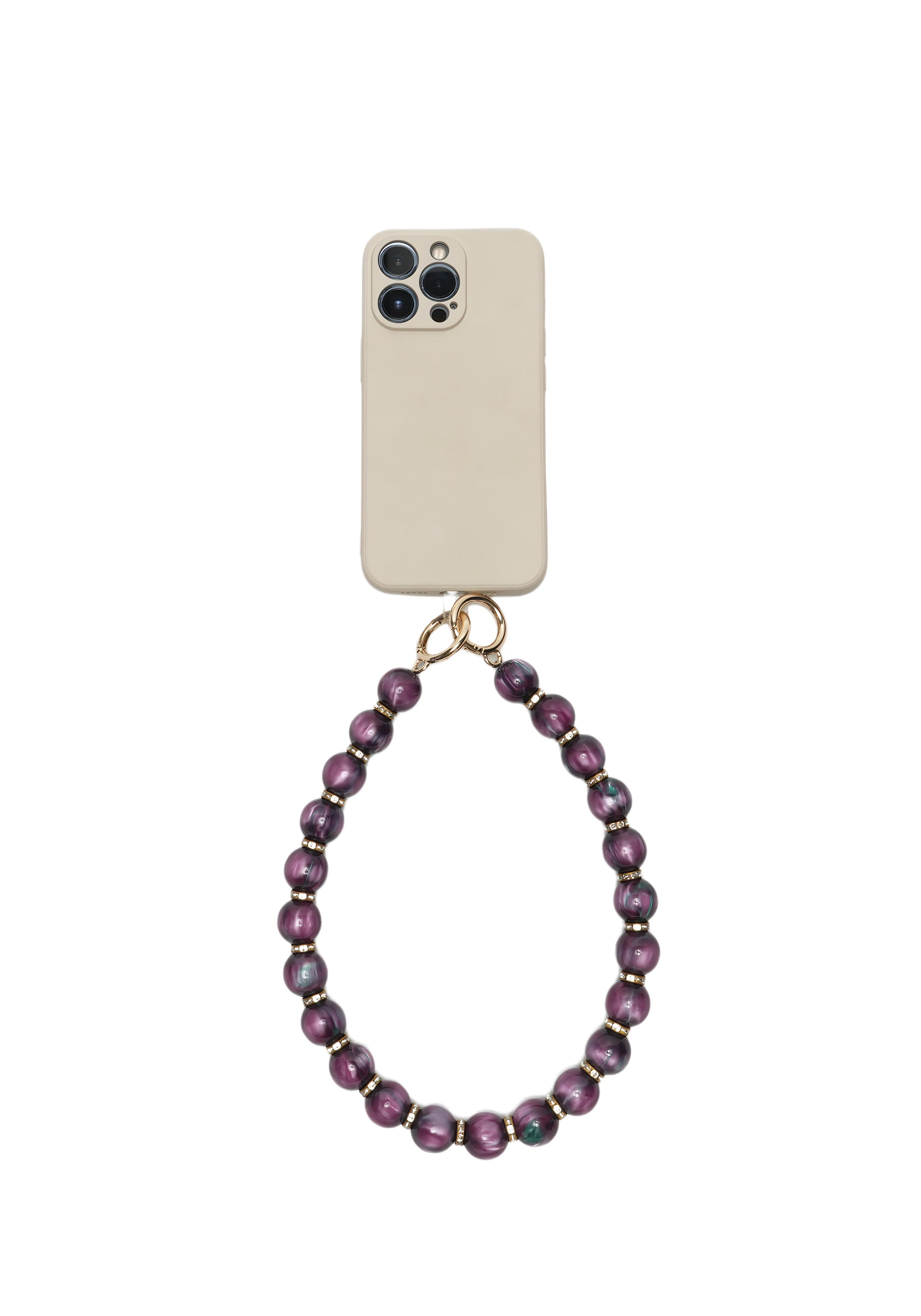 ORBIS LINK — Round Bead Phone Chain
