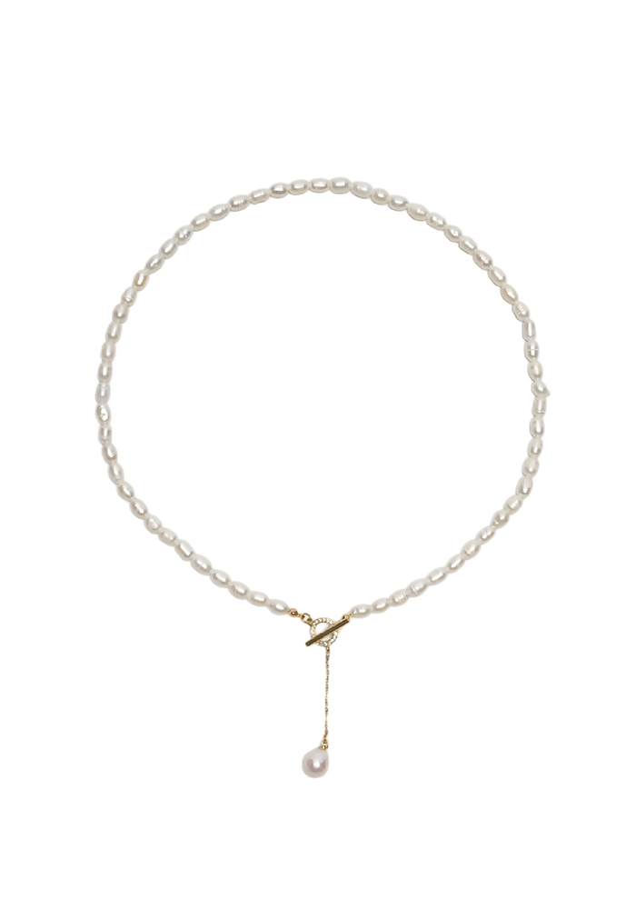 ORBITA — Baroque Pearl Drop Necklace