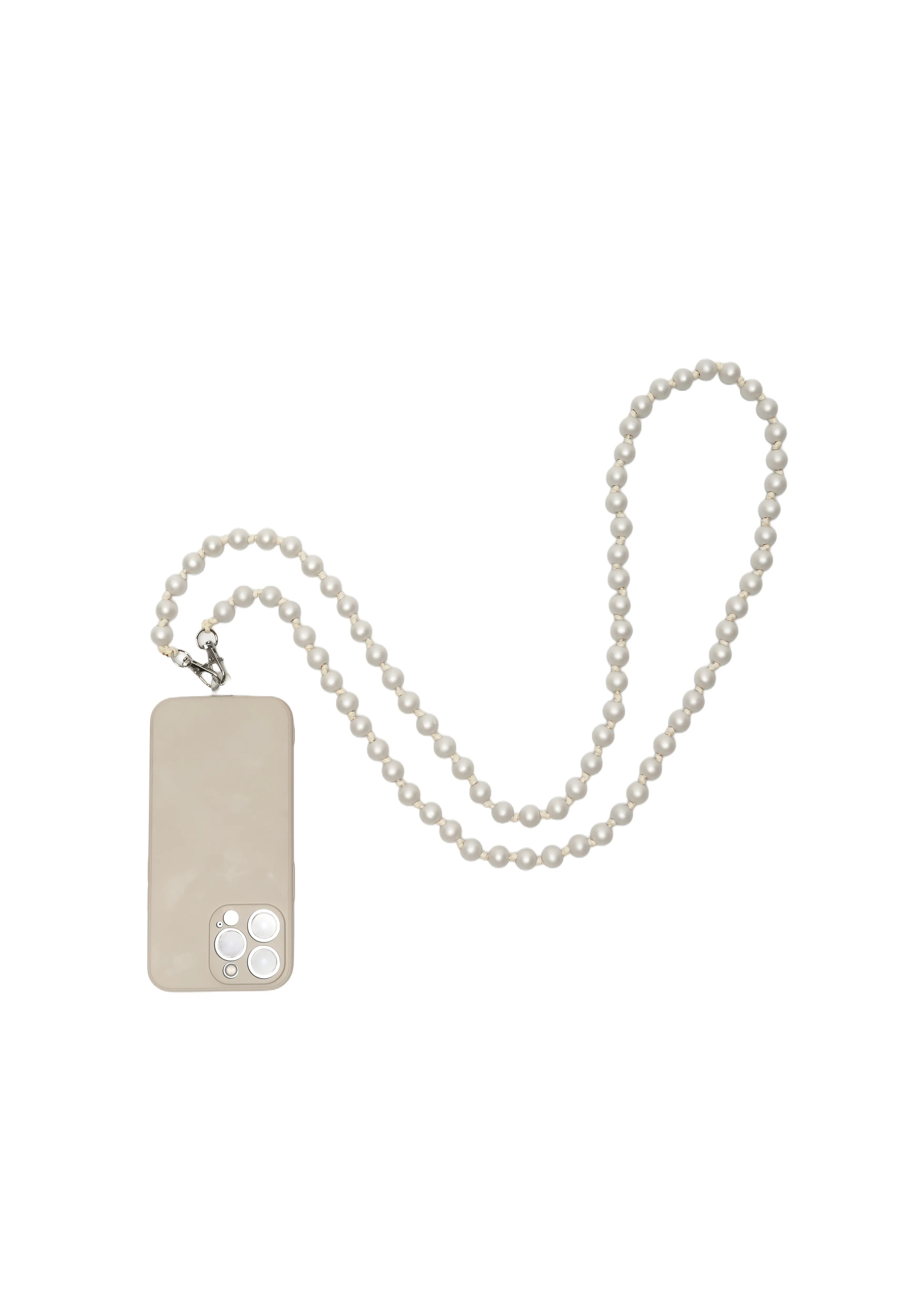 PEARL GLOW — Classic Bead Phone Strap