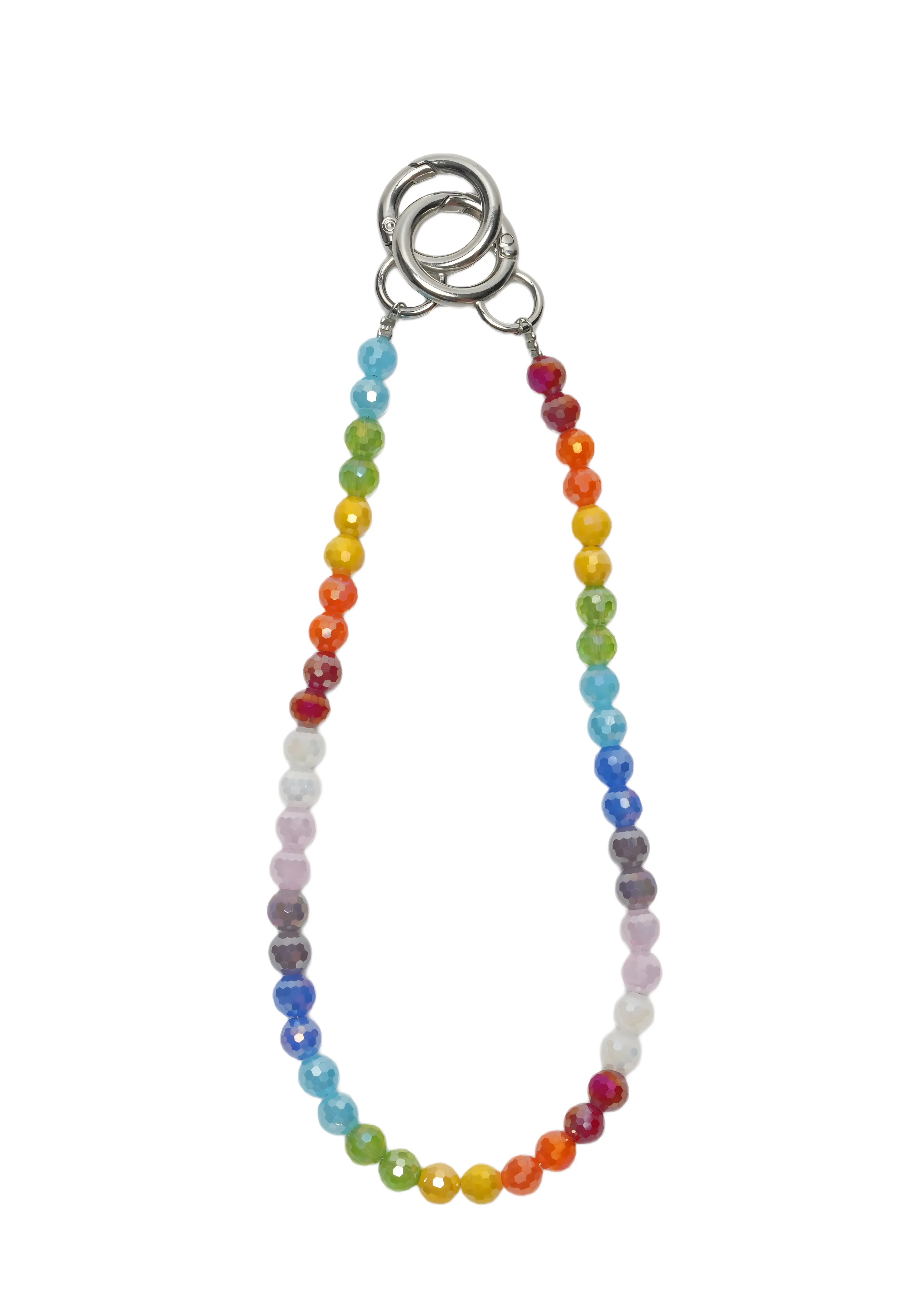 PRISM POP — Faceted Rainbow Phone Chain