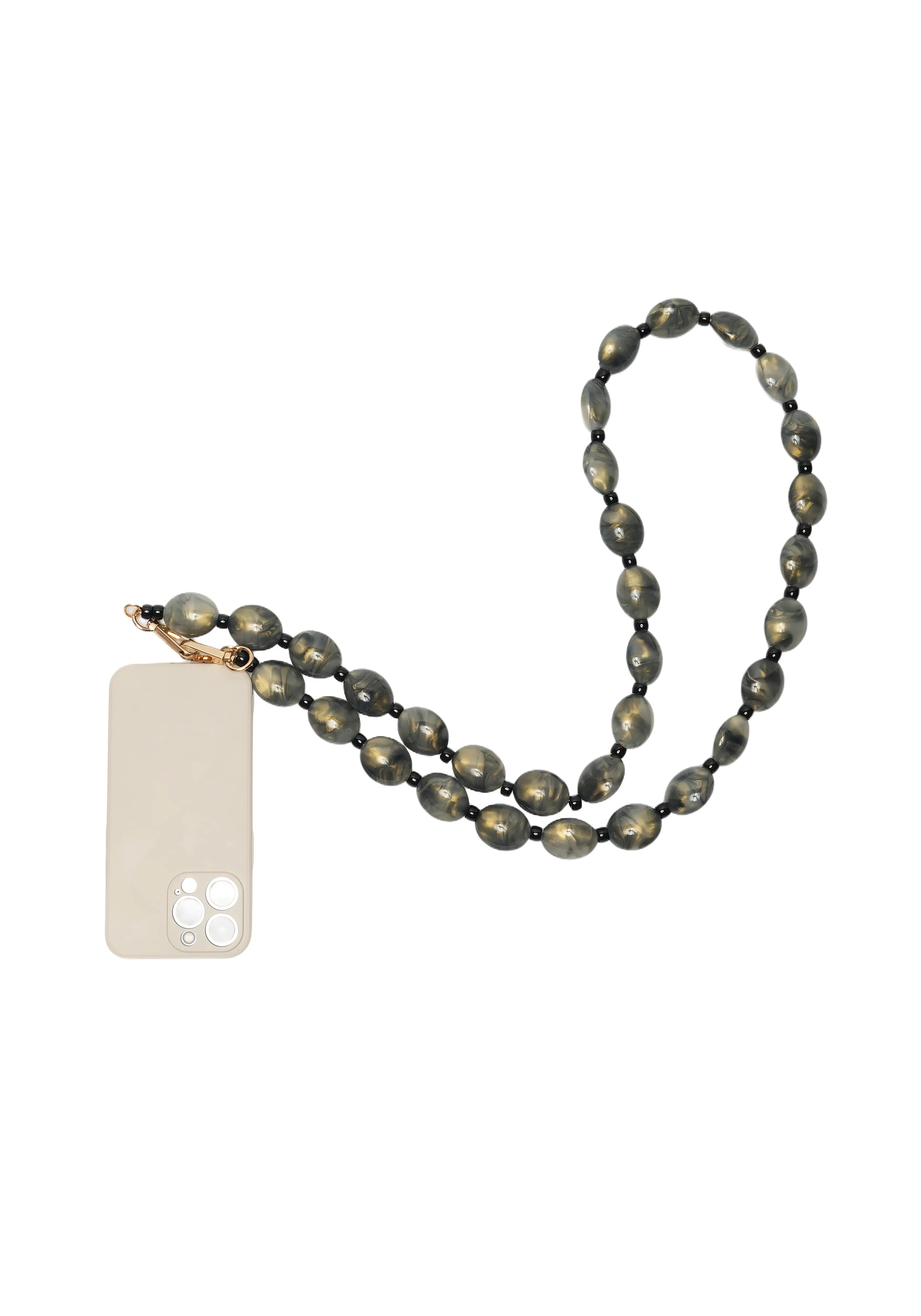 ORB GLOW — Midnight Marble Phone Strap