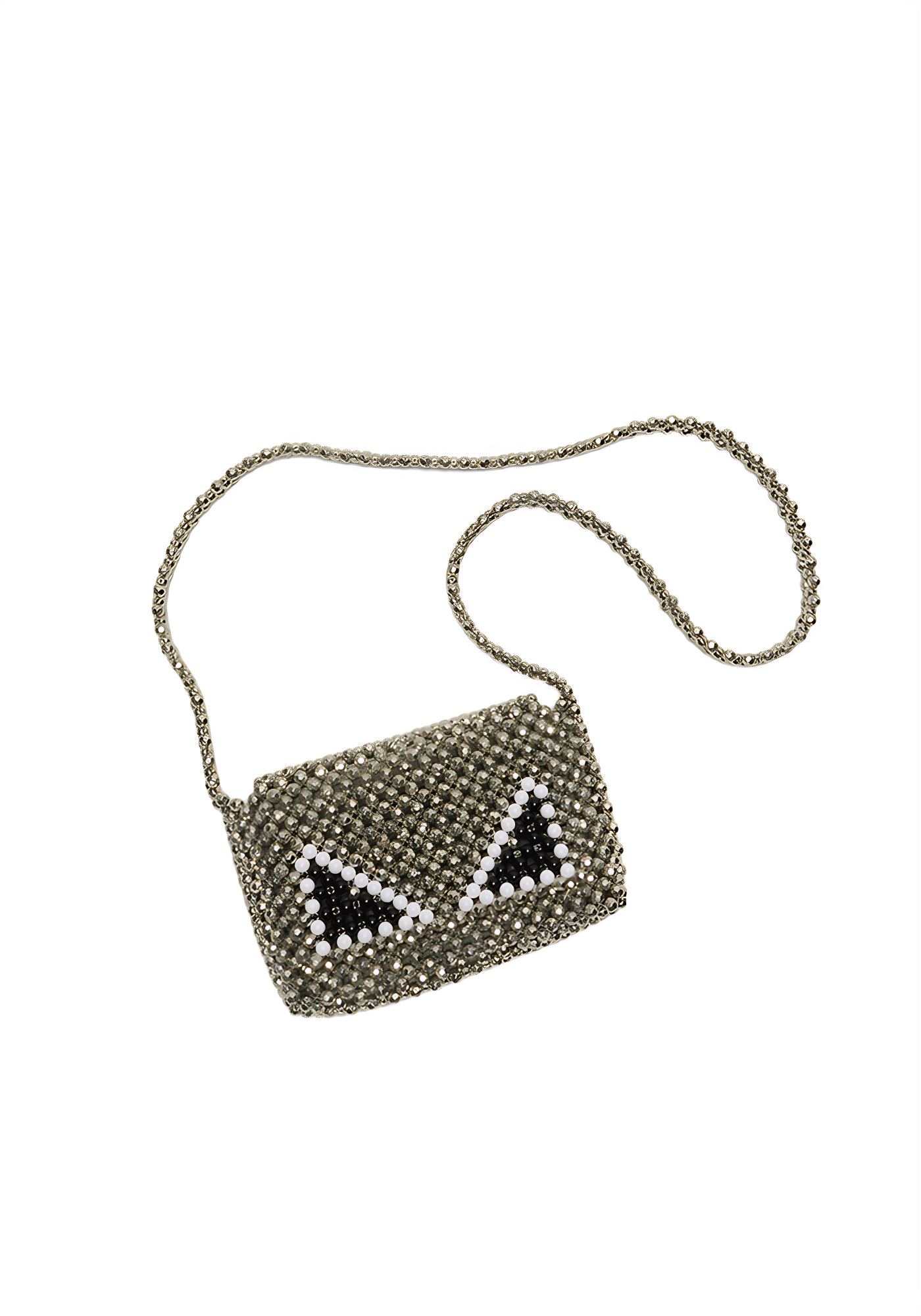 SASSY STARE — Metallic Evil Eye Bag