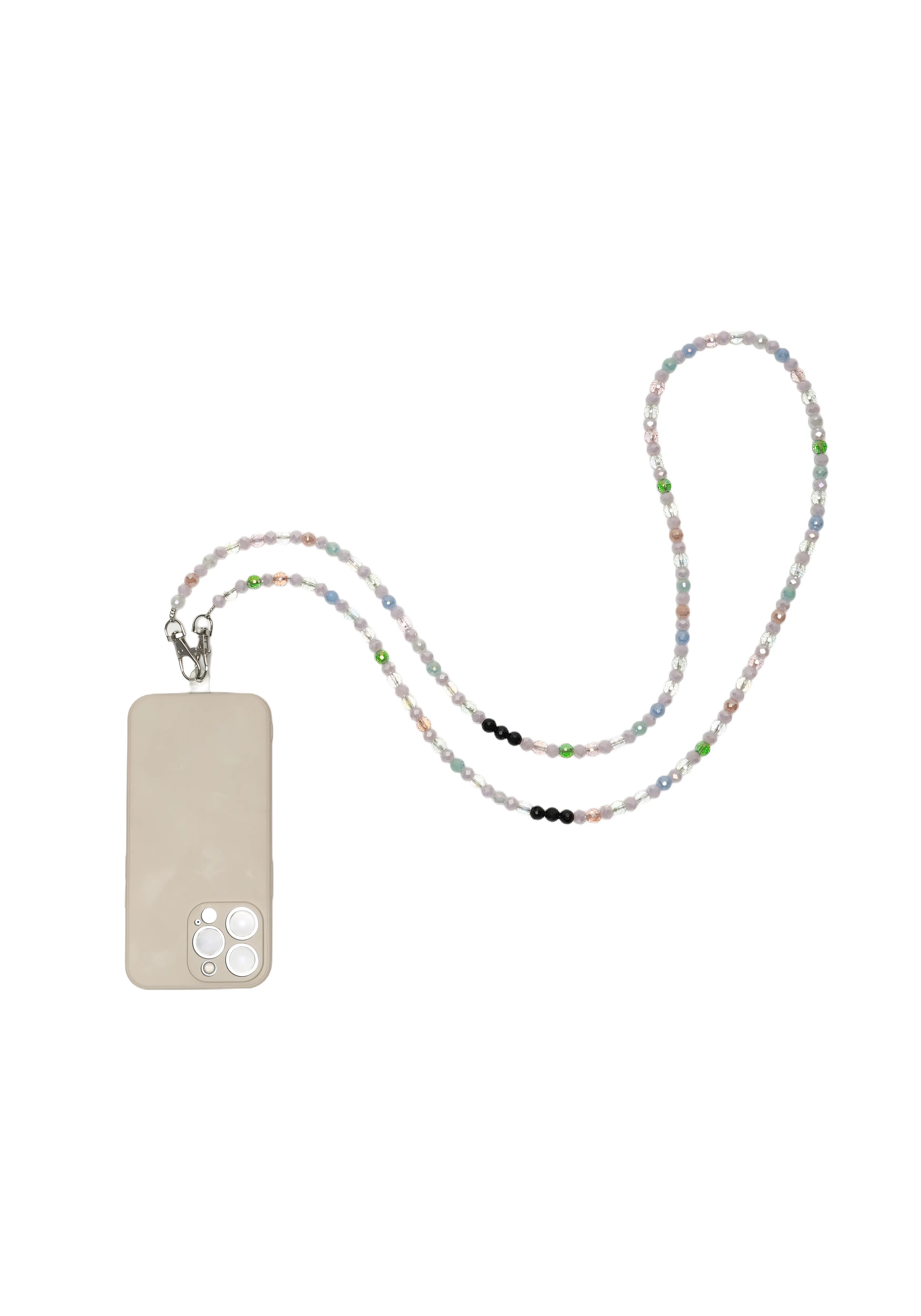SHIMMER LINK — Crystal Mix Phone Strap