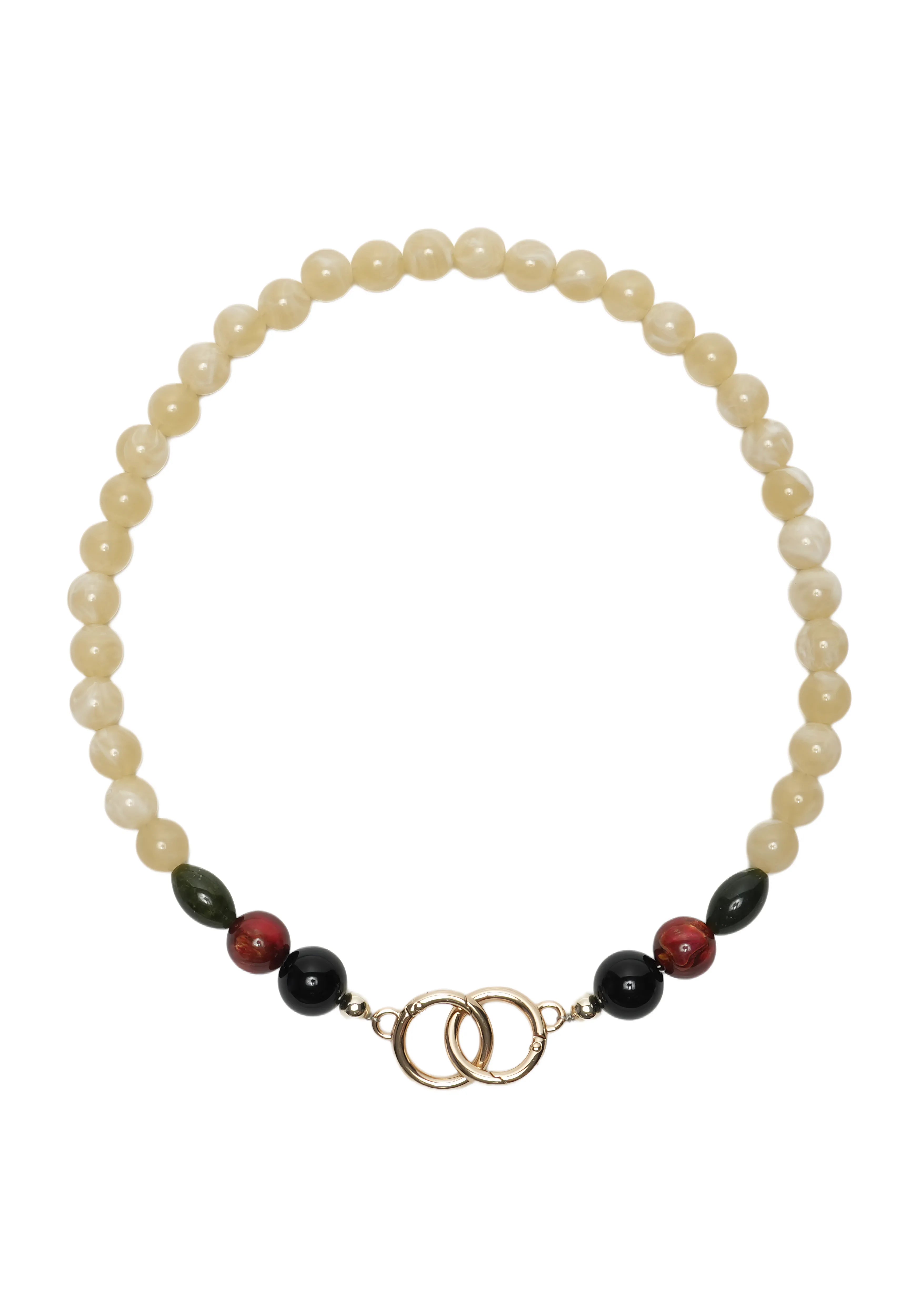 SOLARIA — Multi-Tone Bead Phone Chain