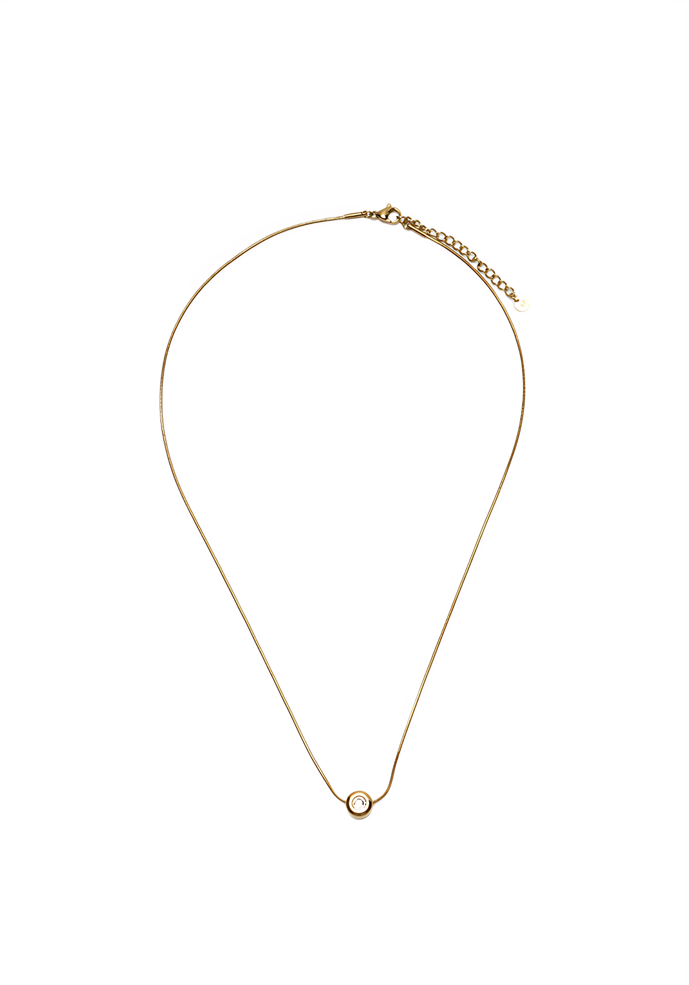 SOLITAIRE GLOW — Minimalist Pendant Necklace