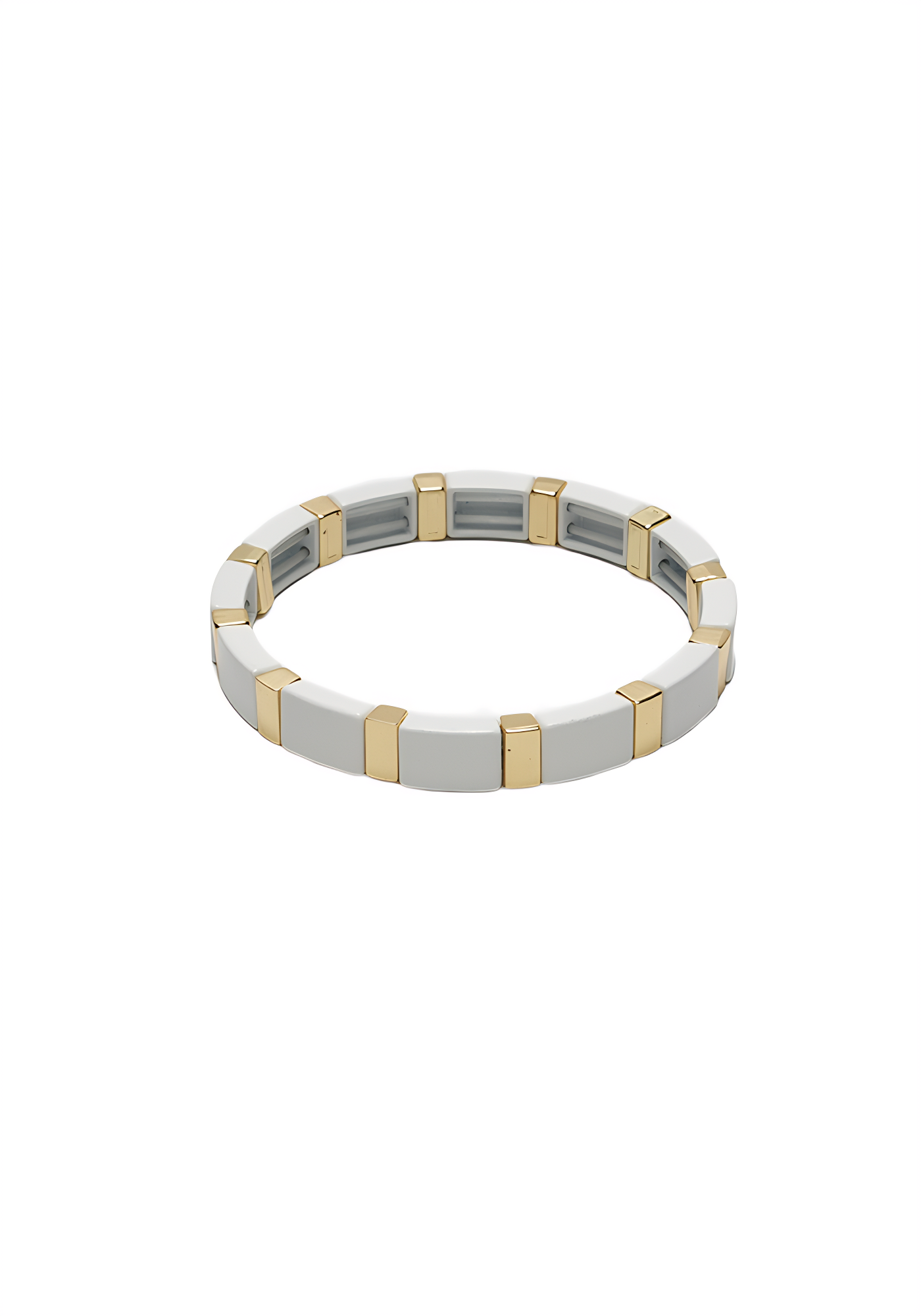 STACK SHIFT — Block Beaded Stretch Bracelet