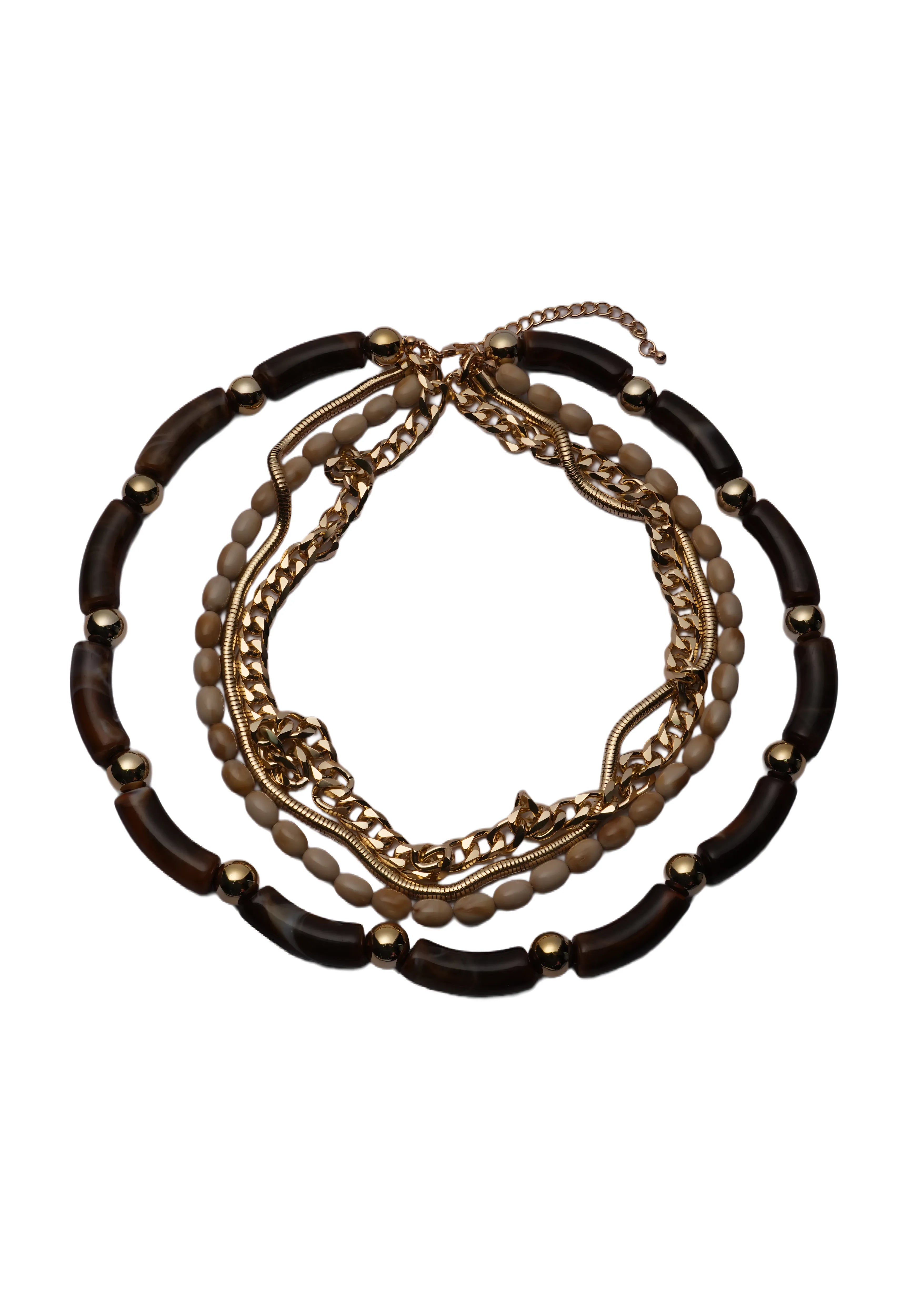 URBAN EDGE — Mixed Layer Necklace