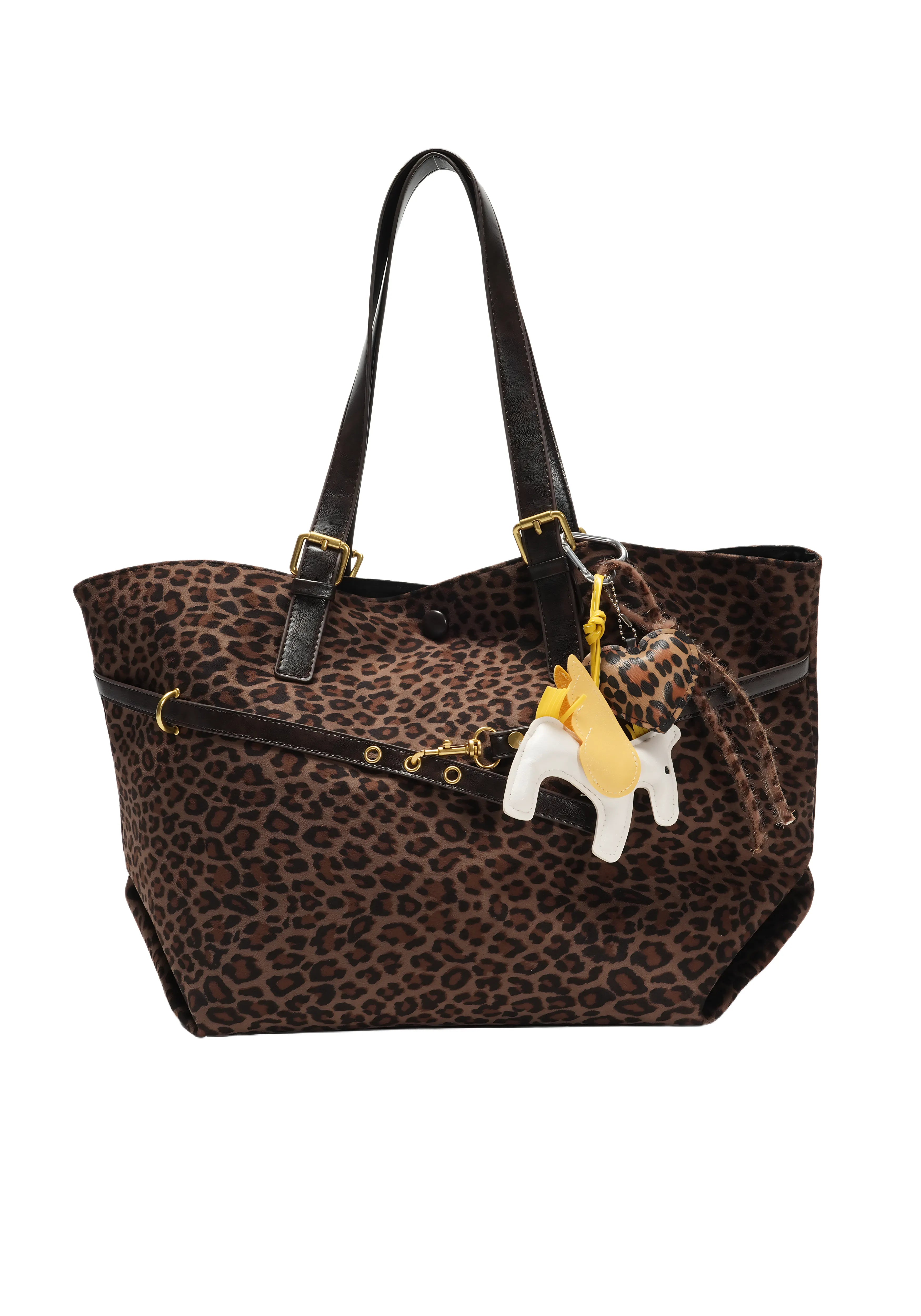 WILD WING — Pegasus & Leopard Heart Charm